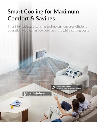 Super Quiet Register Booster Fan — Pedestal, Howeall