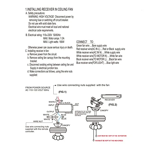 Universal Smart WiFi Ceiling Fan Remote Control Kit — Ceiling Fans & Accessories, Humpptom