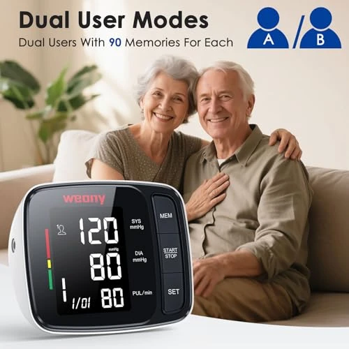 Upper Arm Blood Pressure Monitor — Blood Pressure Monitor, WEONY