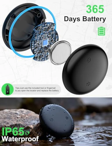 2-in-1 Air Tracker Tag — Dog GPS Tracker, NozlaID