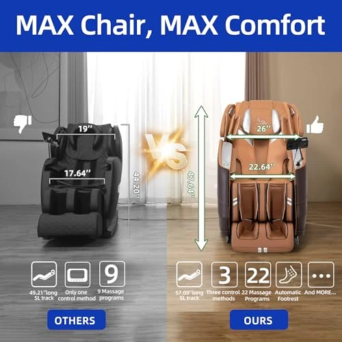 4D Massage Chair for Big & Tall People — Beds & Tables, MassaMAX
