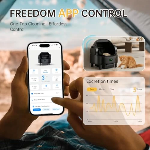 Automatic Cat Litter Box — Waste Bins, LUODIER