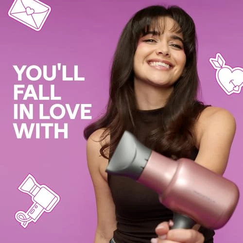Hair Dryer with Diffuser and Comb, Wavytalk