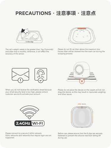 Self Cleaning Cat Litter Box with Deodorizer and Liner — Waste Bins, HHOlove