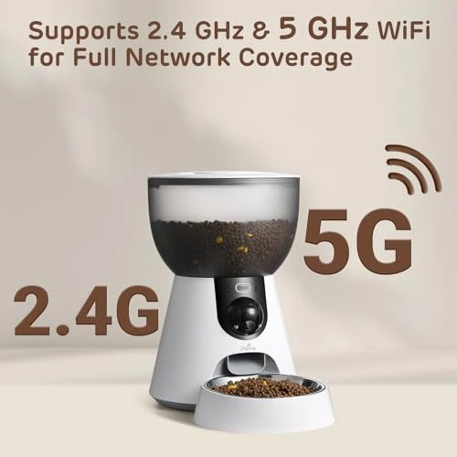 Smart Automatic Pet Feeder with Wide-Angle Camera — Automatic Feeders, iPettie