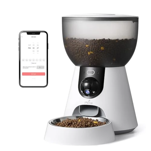 Smart Automatic Pet Feeder with Wide-Angle Camera — Automatic Feeders, iPettie