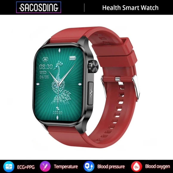 Smart Watch with ECG, Blood Pressure, and Blood Oxygen Monitoring — Smart Watch, SACOSDING