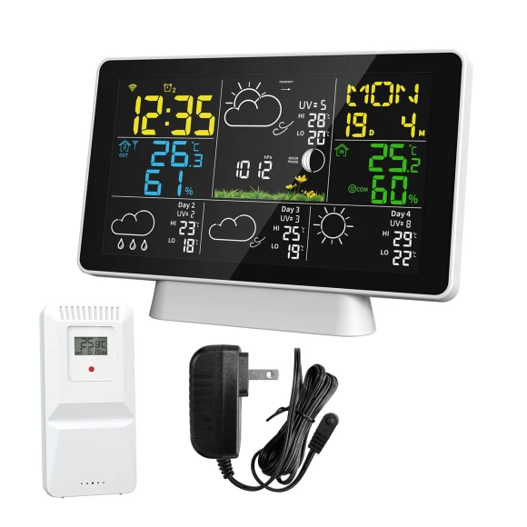 Smart Weather Station with Color Screen, TOMTOP JMS