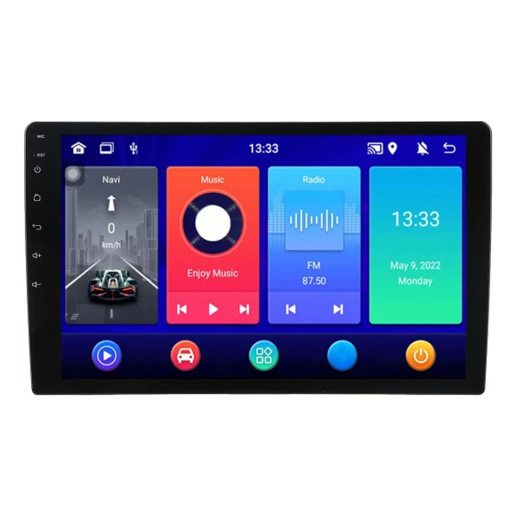 10.1 Inch HD IPS Touchscreen Car Stereo — Car Infotainment System, Fishine