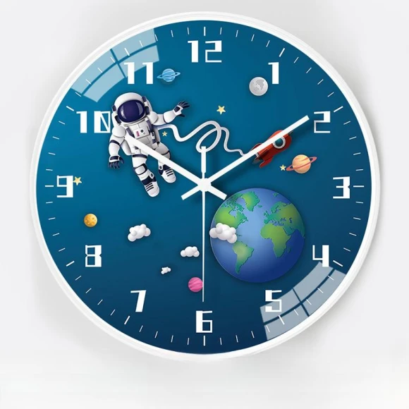 Creative Space Automatic Radio Clock with Timer, Window glass film