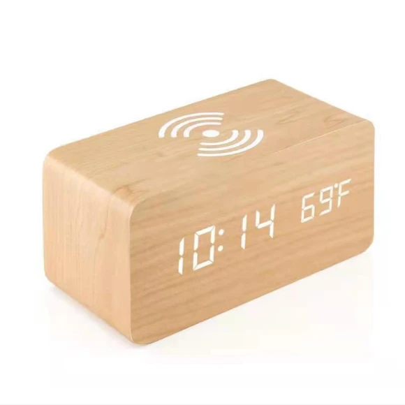 Smart Wireless Charging Alarm Clock, Fashionable bags