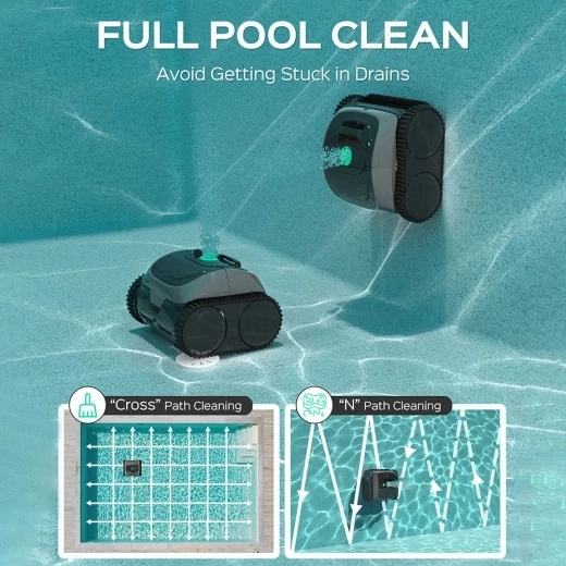 Cordless Robotic Pool Cleaner — Robot Vacuum, WYBOT