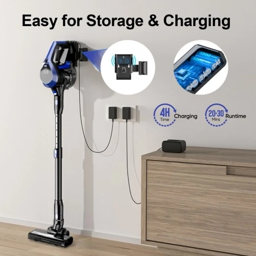 6 In 1 Cordless Vacuum Cleaner, MOOSOO