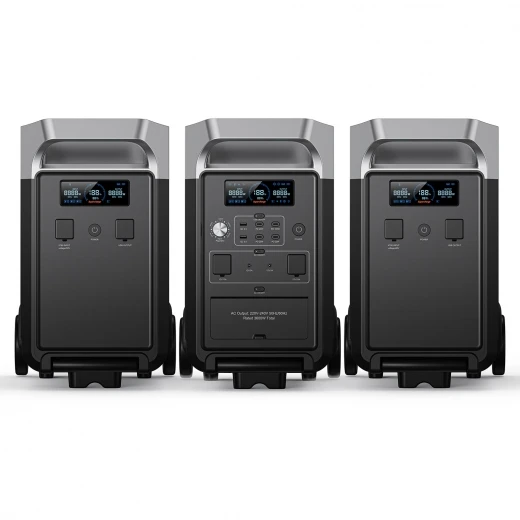 Portable Power Station with Extra Batteries and Solar Panel Kit — Portable Power Station, FOSSiBOT