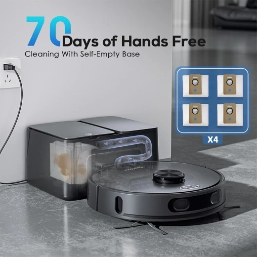 Robot Vacuum Cleaner with Auto-Empty Base — Robot Vacuum, Teendow