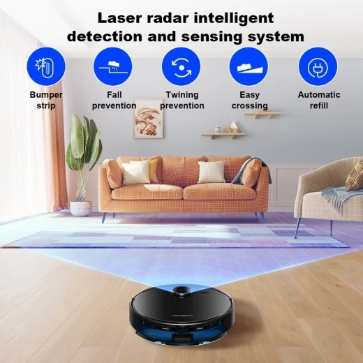 Robot Vacuum Cleaner with Self-emptying Dustbin — Robot Vacuum, Liectroux