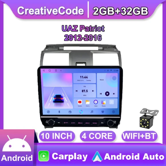 10-inch Car Multimedia System with CarPlay and Android — Car Infotainment System, CreativeCode