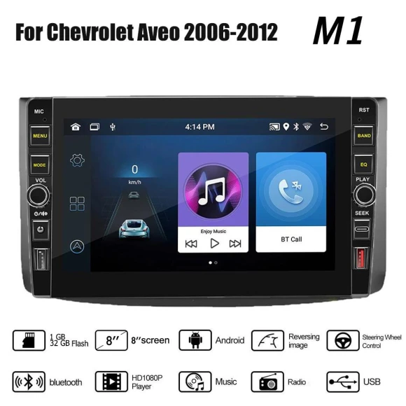 8-inch 2Din Android Car Stereo Radio — Car Infotainment System, Yousui