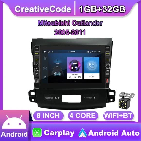 8-inch Android Car Radio Multimedia Video Player — Car Infotainment System, CreativeCode