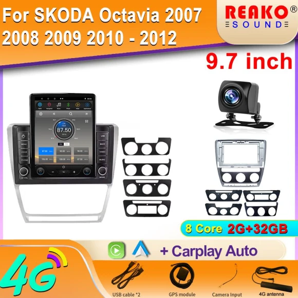 9.7-inch AHD Camera Android Car Radio Multimedia Video Player Navigation GPS — Car Infotainment System, Reakosound