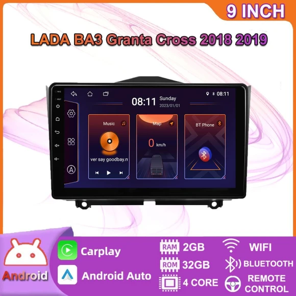 9-inch Android CarPlay Multimedia System — Car Infotainment System, BAODANDP