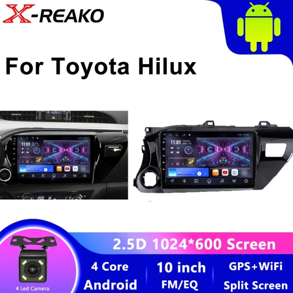 Android 12 Car Stereo with CarPlay, GPS, and DVD — Car Infotainment System, Reakosound