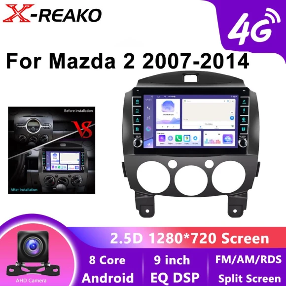 Android Car Multimedia Stereo Head Unit — Car Infotainment System, X-REAKO