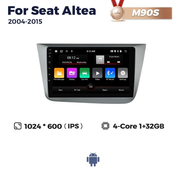 Android Car Radio Multimedia Video Player — Car Infotainment System, Auto Launcher