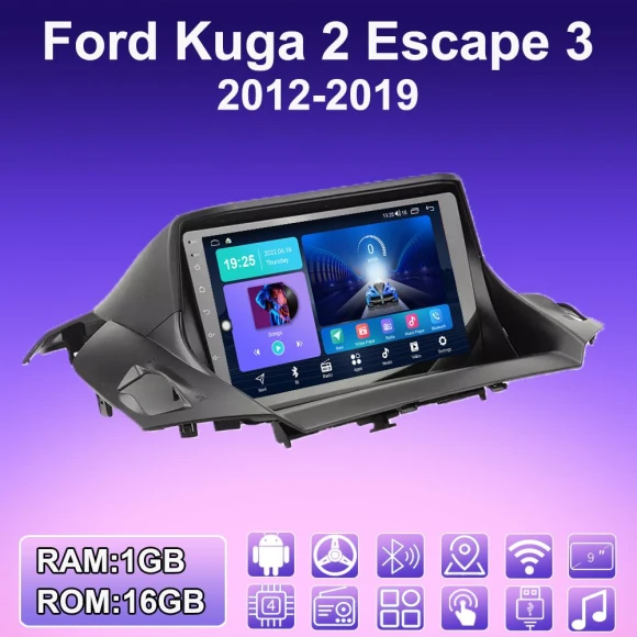 Android Car Radio with GPS Navigation and WiFi — Car Infotainment System, ABMOSQ