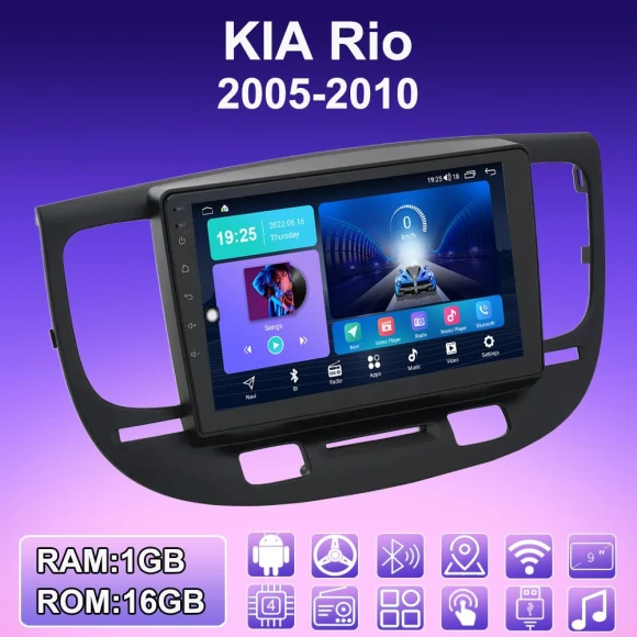 Android Car Radio with GPS Navigation and WiFi — Car Infotainment System, ABMOSQ