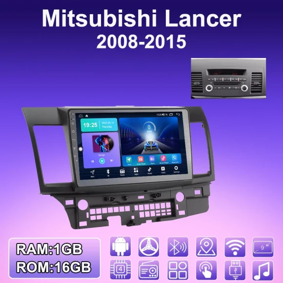 Android Car Radio with GPS Navigation and WiFi — Car Infotainment System, ABMOSQ