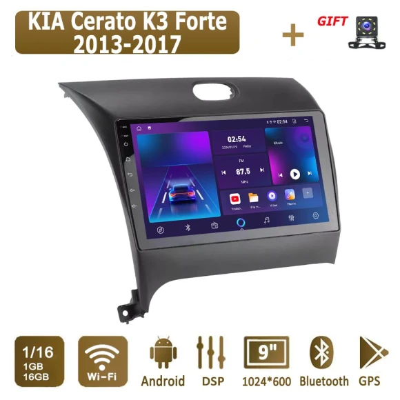 Android CarPlay Car Radio Multimedia Player with GPS Navigation, Bluetooth, and WiFi — Car Infotainment System, icreative