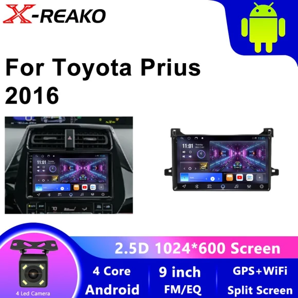 Car Multimedia System with Android 12 and CarPlay — Car Infotainment System, Reakosound