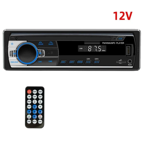 Car Stereo Receiver with MP3 Player, Bluetooth, FM Radio, USB/SD/AUX Input — Car Infotainment System, AutoSphere