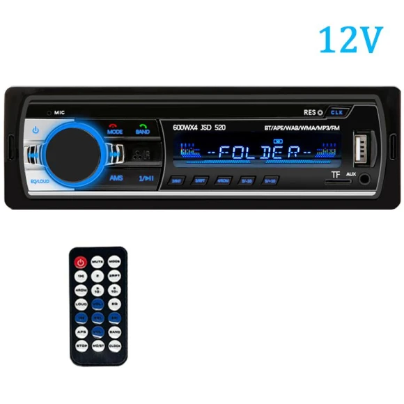 Car Stereo with Bluetooth, MP3 Player, FM Radio, USB/SD/AUX Input — Car Infotainment System, AutoSphere