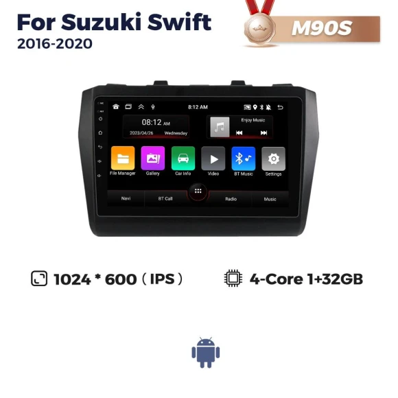 Car Stereo with Navigation, Bluetooth, CarPlay, Android Auto — Car Infotainment System, Navifly