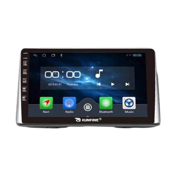 CarPlay/Android Auto Car Multimedia Player with GPS and RDS DSP Stereo — Car Infotainment System, KUNFINE
