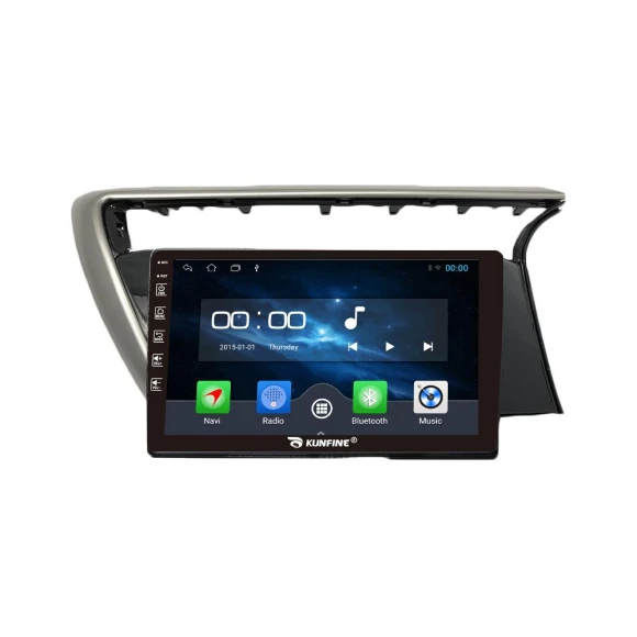 CarPlay/Android Auto Car Navigation Multimedia Player with GPS RDS DSP Stereo — Car Infotainment System, KUNFINE