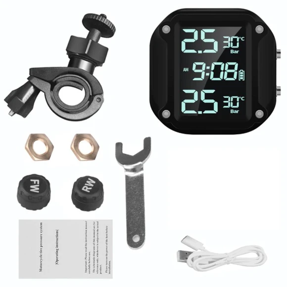 Motorcycle Tire Pressure Monitoring System — Power Bank, Rustic Elegance House