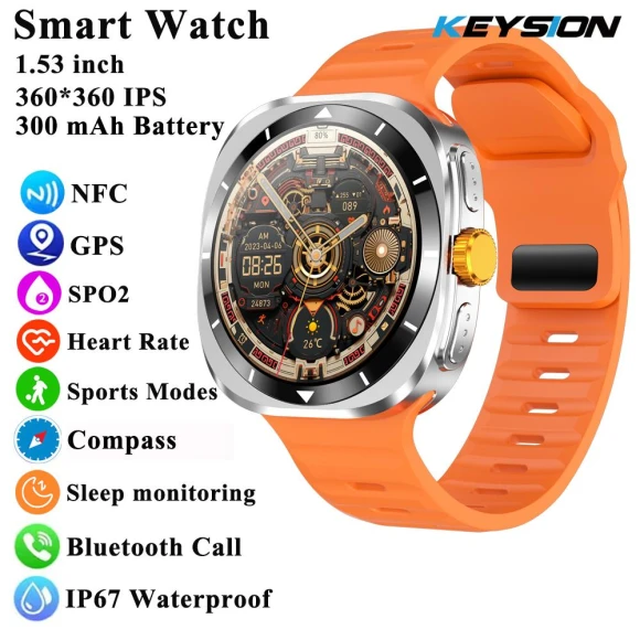 Outdoor GPS Trajectory Smart Watch — Smart Watch, KEYSION