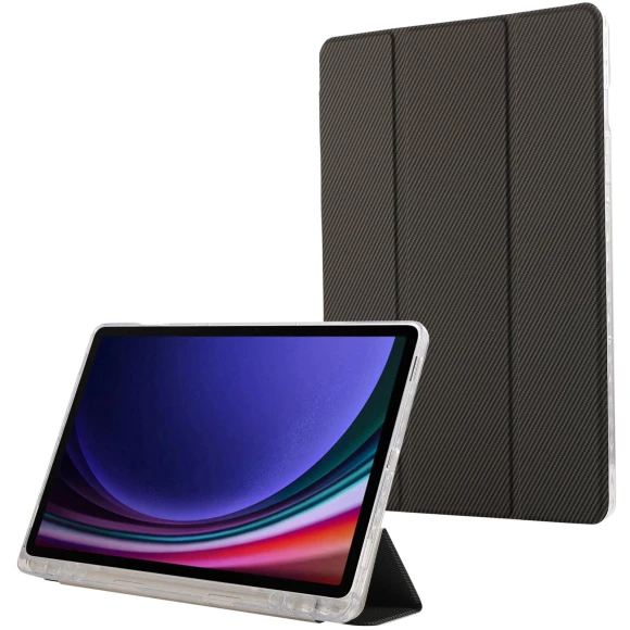 Tri-Fold Stand Smart Auto/Wake Leather Tablet Cover, Smartwatch 2025