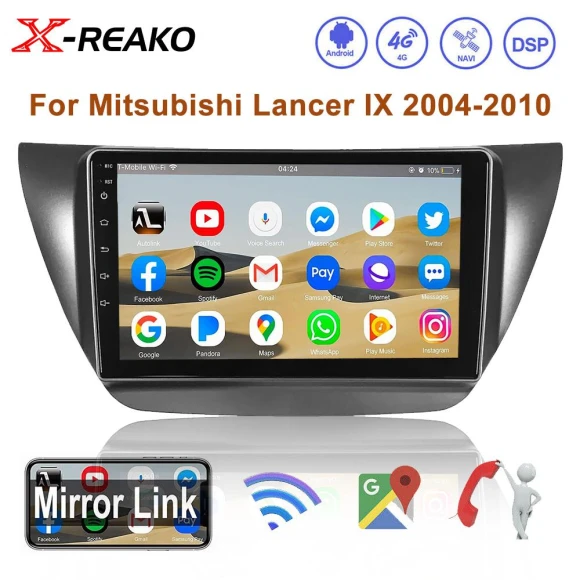 Wireless Android Car Stereo with CarPlay — Car Infotainment System, Reakosound