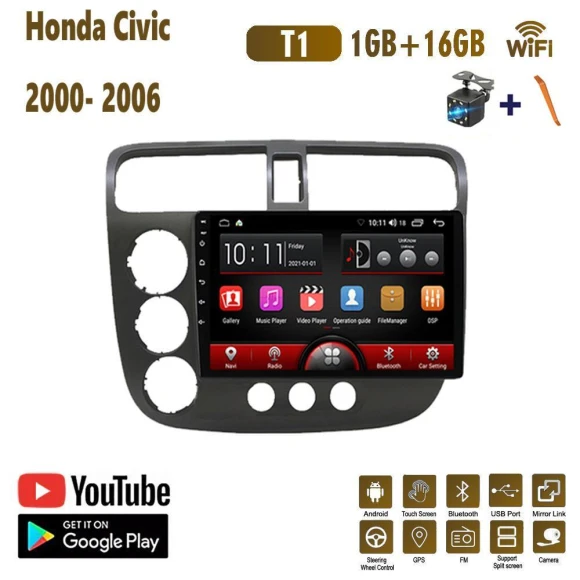 Wireless Car Radio with CarPlay and Android Auto — Car Infotainment System, BAODANDP