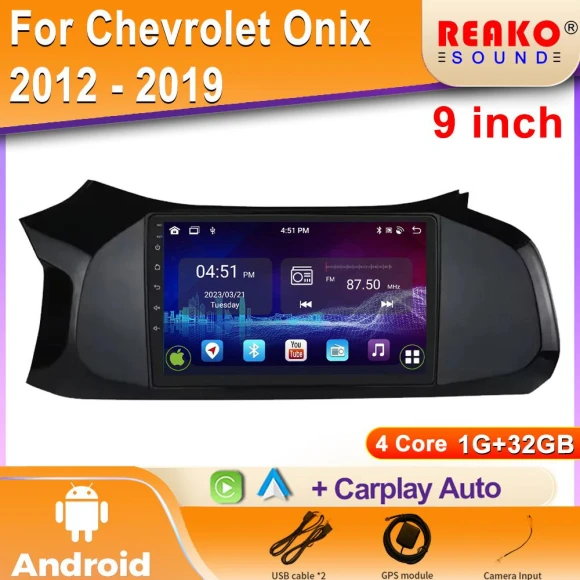 Wireless CarPlay Android Car Radio Multimedia Player with GPS Navigation and 4G — Car Infotainment System, Reakosound