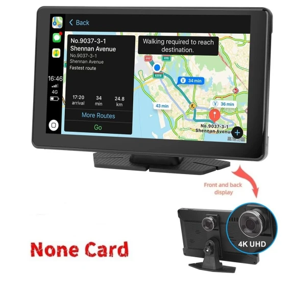 Wireless Carplay Optical Sensor with High-Definition Image, Car WiFi Navigator, Dual Recording, Driving Dash Cam — Dash Cam, CANKE