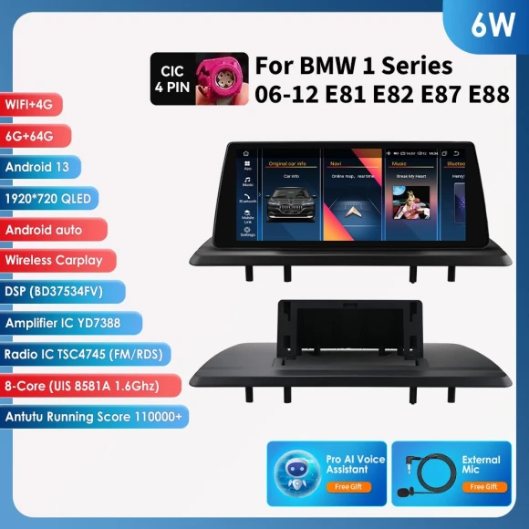 4G CarPlay Android 13 Multimedia System — Car Infotainment System, OSSURET