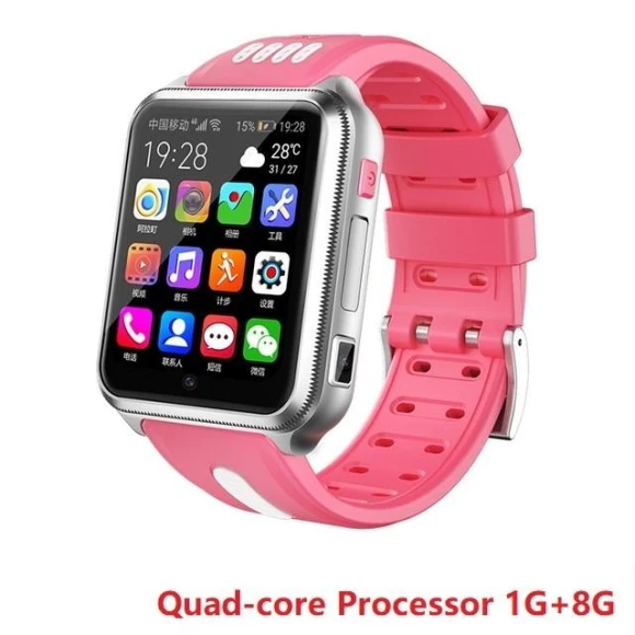 4G GPS WiFi Location Student/Children Smart Watch Phone Android System App Installation Bluetooth Smart Watch SIM Card — Kids Smart Watch, Trend