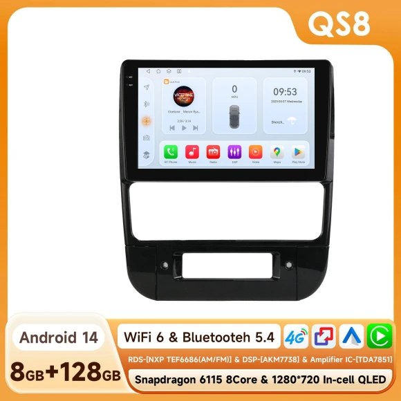 8-Core Qualcomm Snapdragon 360-Degree Camera CarPlay Android Car Stereo — Car Infotainment System, Hizpo