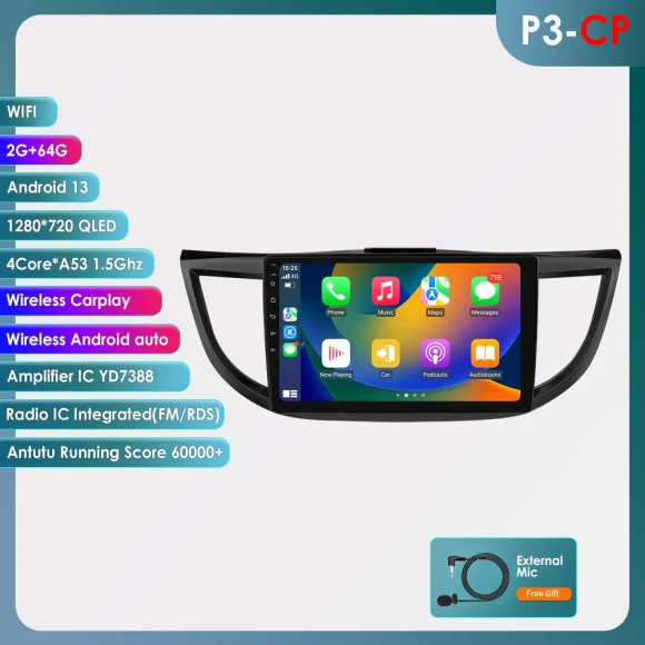 Android Car Radio Stereo for Honda CRV 2012-2018 — Car Infotainment System, Hizpo