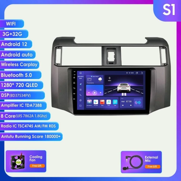 Car Multimedia Player with GPS and Smart Screen — Car Infotainment System, Hizpo